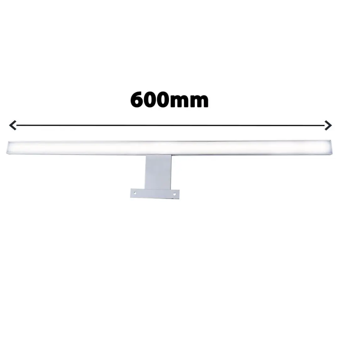 Briloner Dun LED Spiegellamp 8W 900 Lm - Chroom 60cm