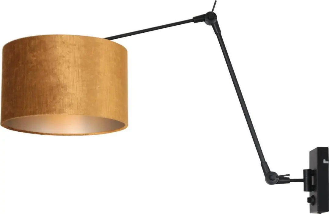 Steinhauer Prestige Chic 8123ZW Wandlamp - Goud - 1 Lichtpunt