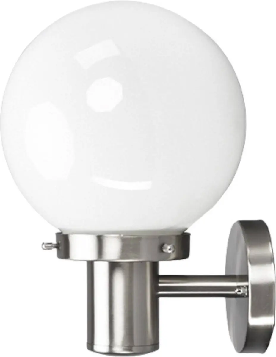 Lindby Wandlamp Roestvrij Staal 1 Licht E27 - 29cm