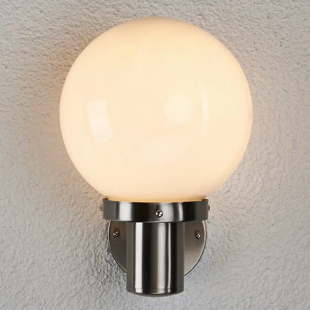 Lindby Wandlamp Roestvrij Staal 1 Licht E27