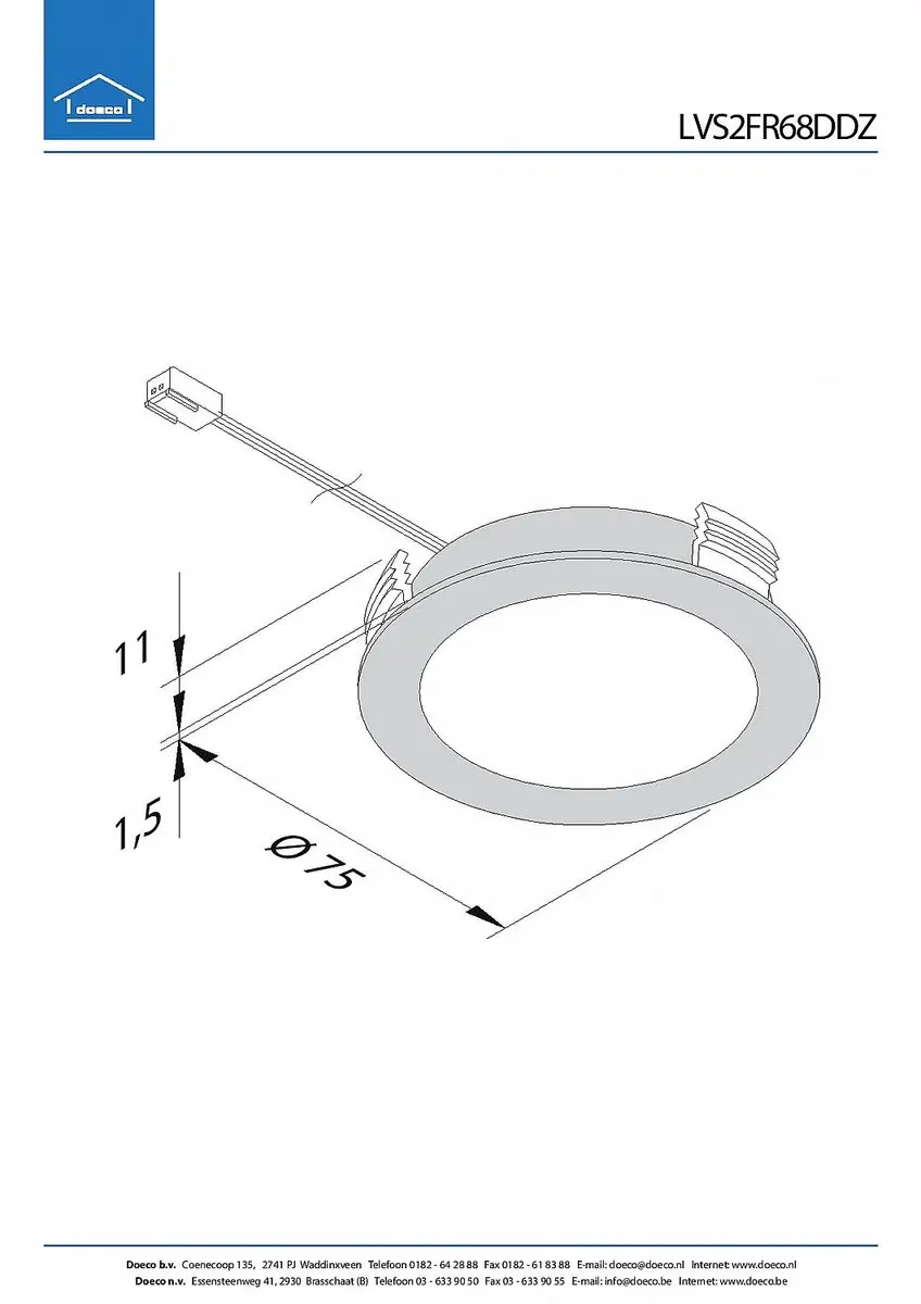Hera FR-68 Dynamic LED Spots 24V