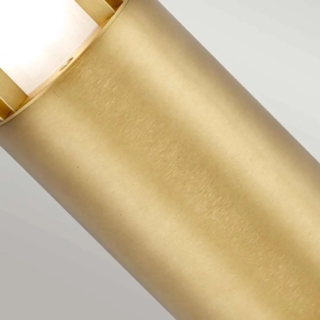 Elstead Mini LED Tuin Pilaar Paignton - 40W - Brushed Brass