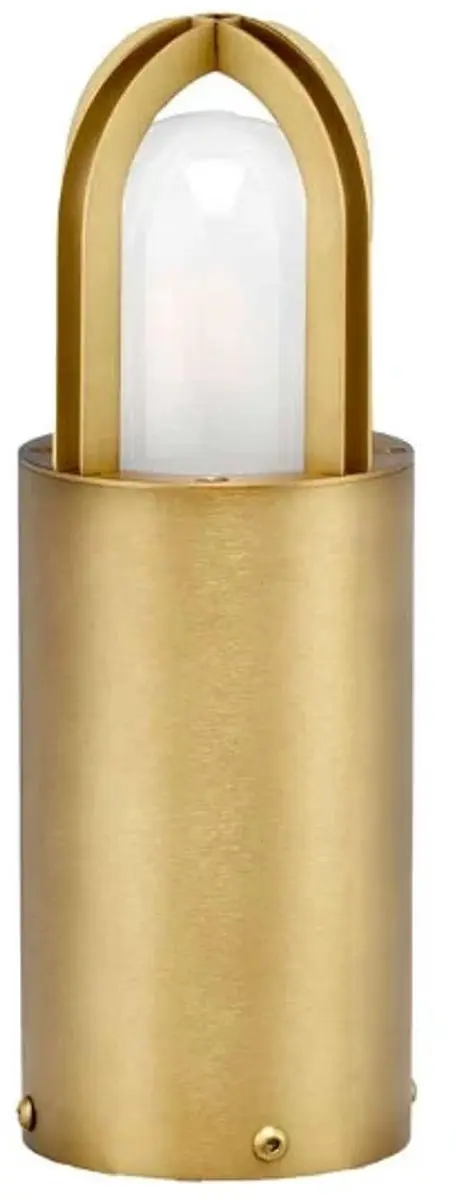 Elstead Mini LED Tuin Pilaar Paignton - 40W - Brushed Brass