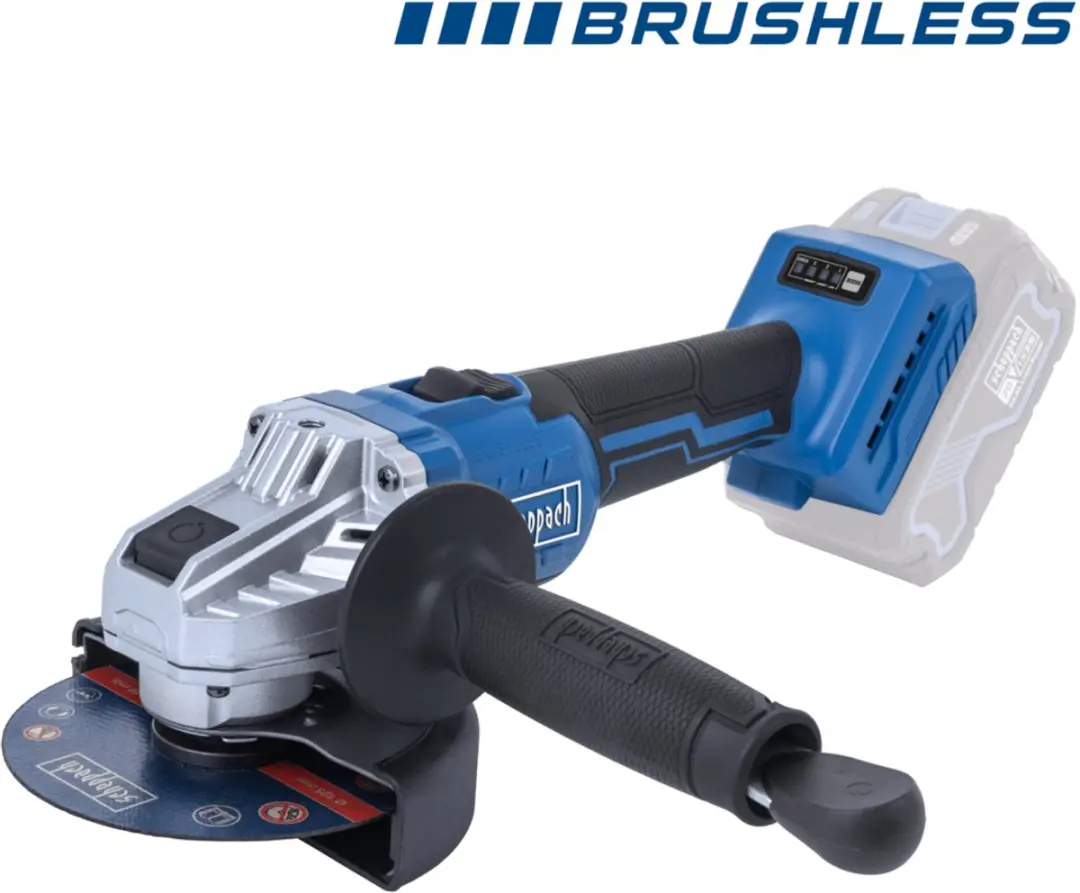 Scheppach Accu Haakse Slijper BC-AG125P-X 20V - 125mm