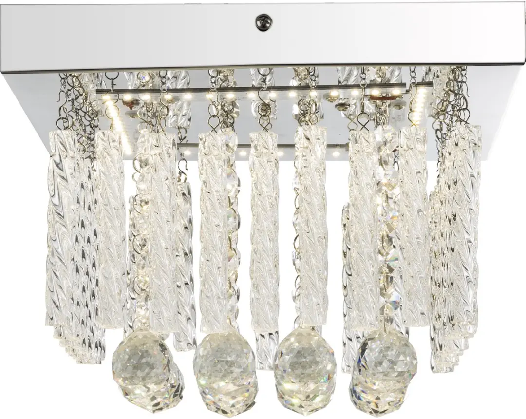 Globo Mathilda Plafondlamp LED 25cm - Chroom