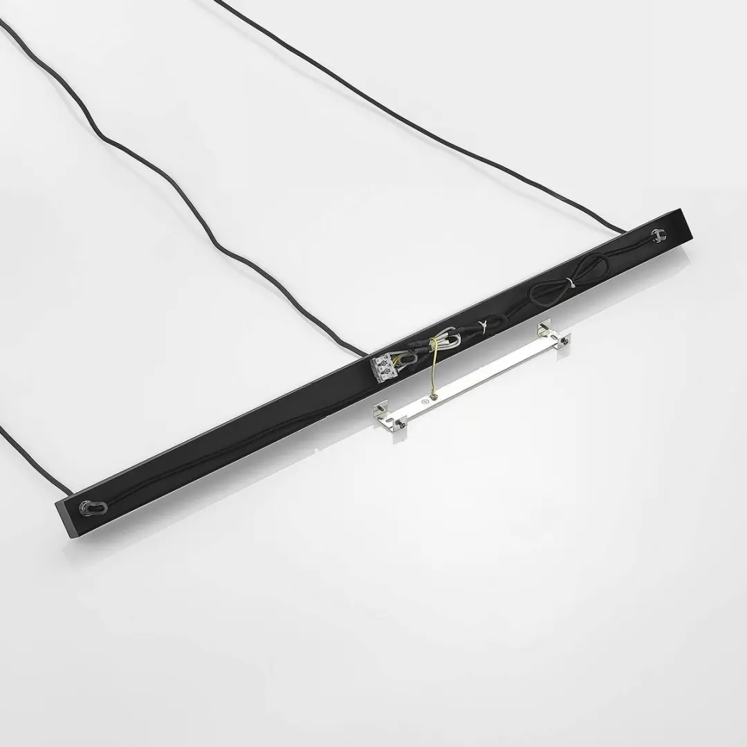 Lucande Hanglamp 3-Lichts Metaal Glas - Zwart/Amber