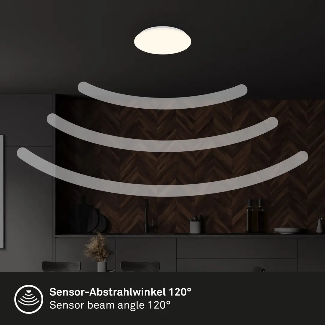 Briloner Ekos LED Plafondlamp 3000K - Ø27cm Wit