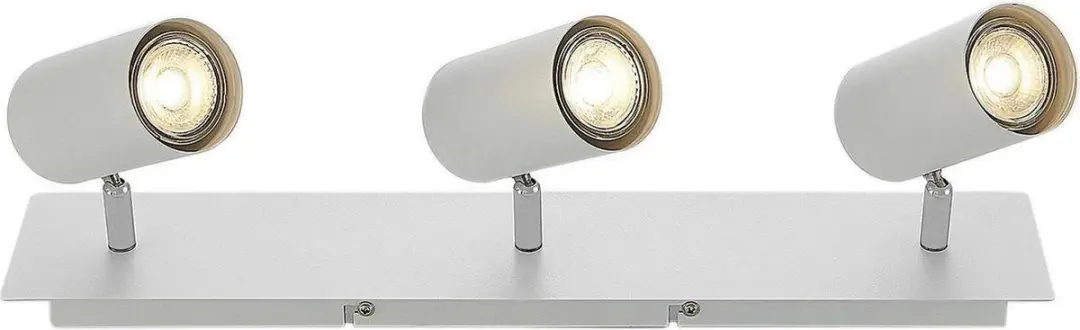 Lindby Buitenspot 3-lichts GU10 - 10W - Wit