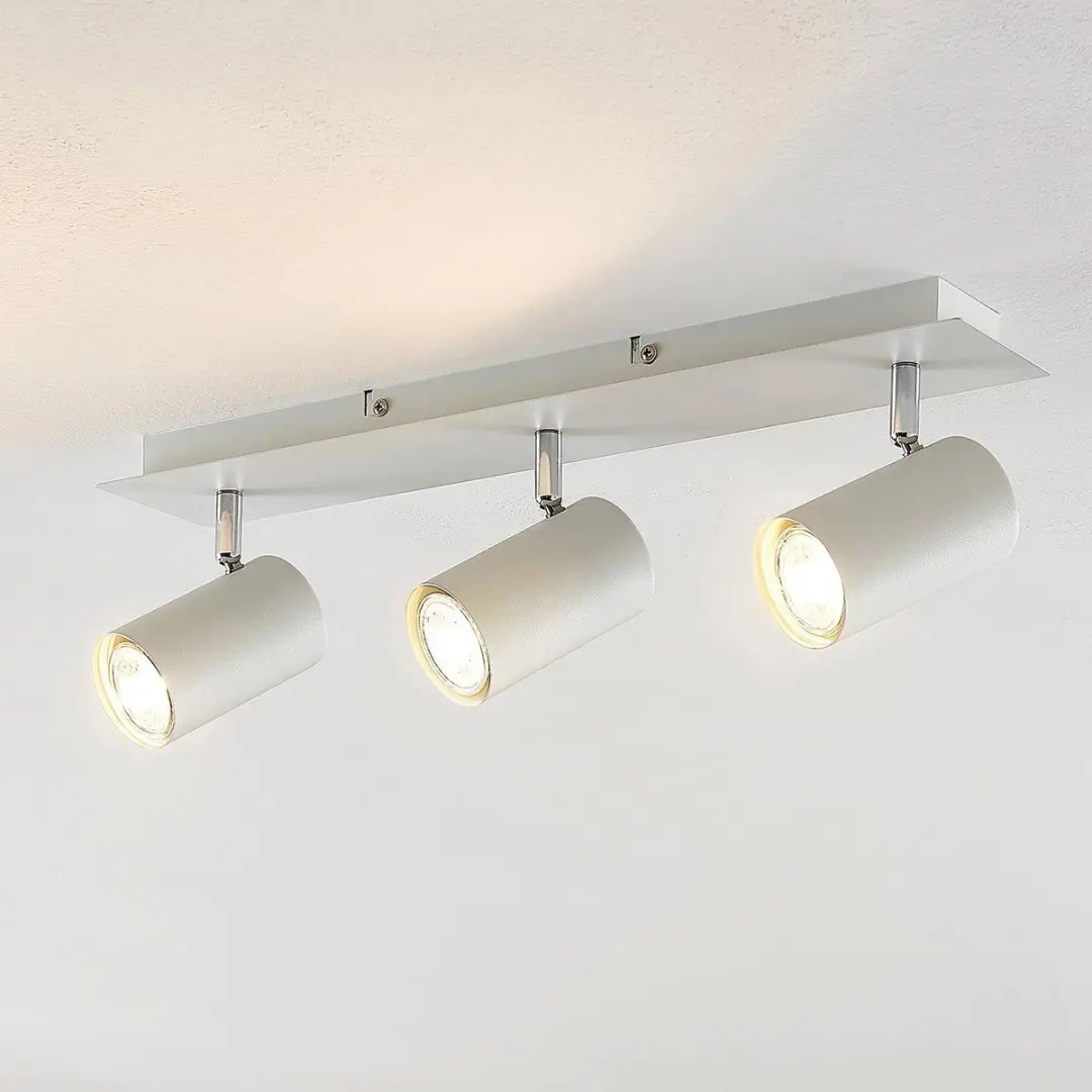 Lindby Buitenspot 3-lichts GU10 - 10W - Wit
