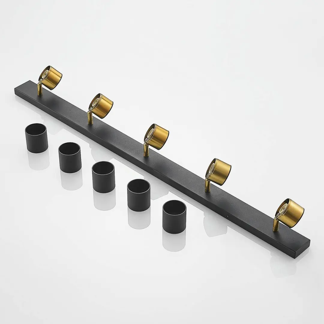 ARCCHIO Buitenspot 5-Lichts GU10 - Zwart/Goud