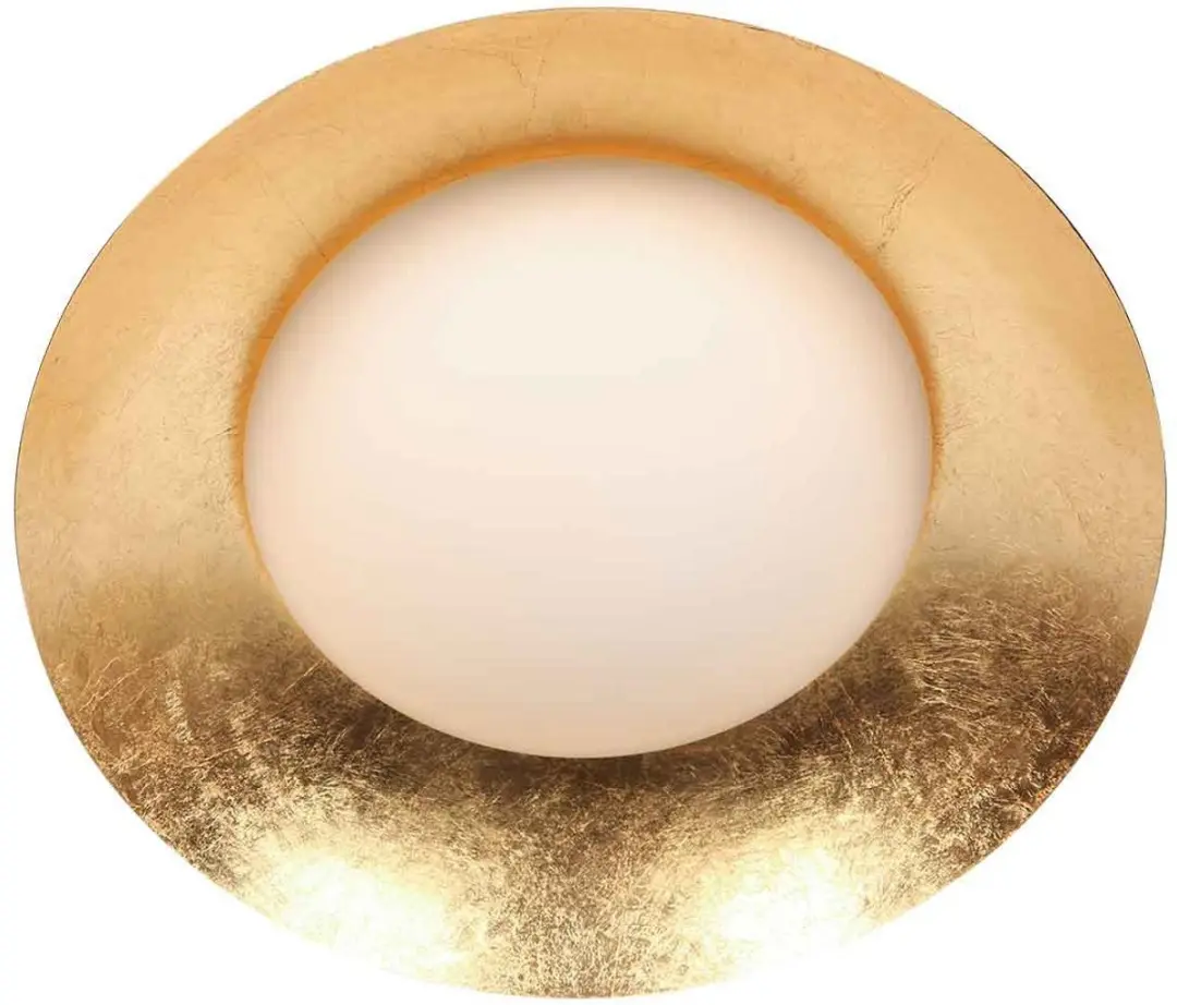 Steinhauer Plafonnière Brotke 4127ZW - 12W - Ø40cm - Goud/Zwart