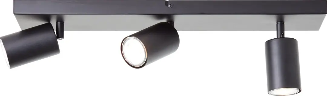 Brilliant Jello Plafondspot GU10 3x4,5W - 3000K - Mat zwart