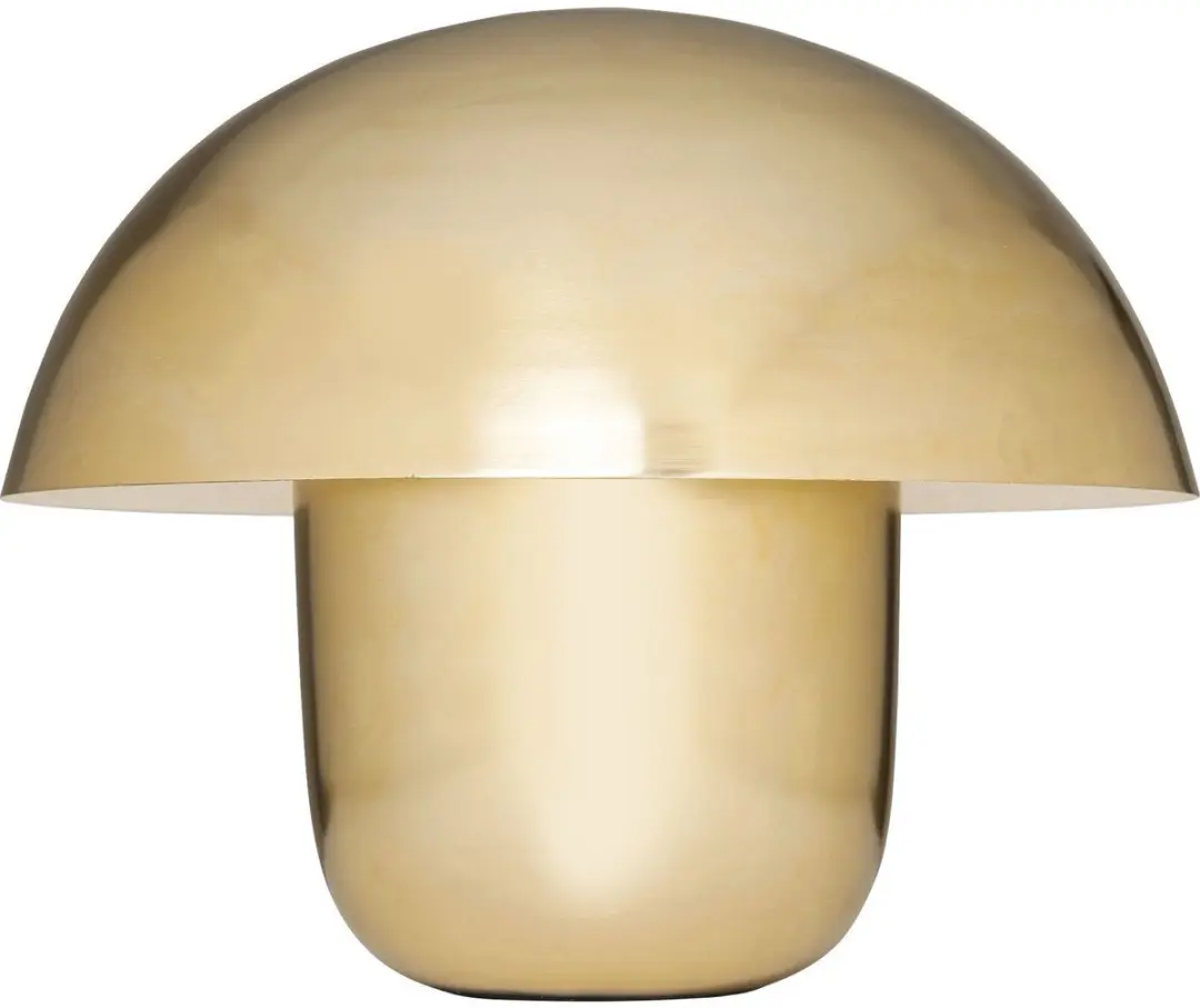 Tafellamp Mushroom messing goud