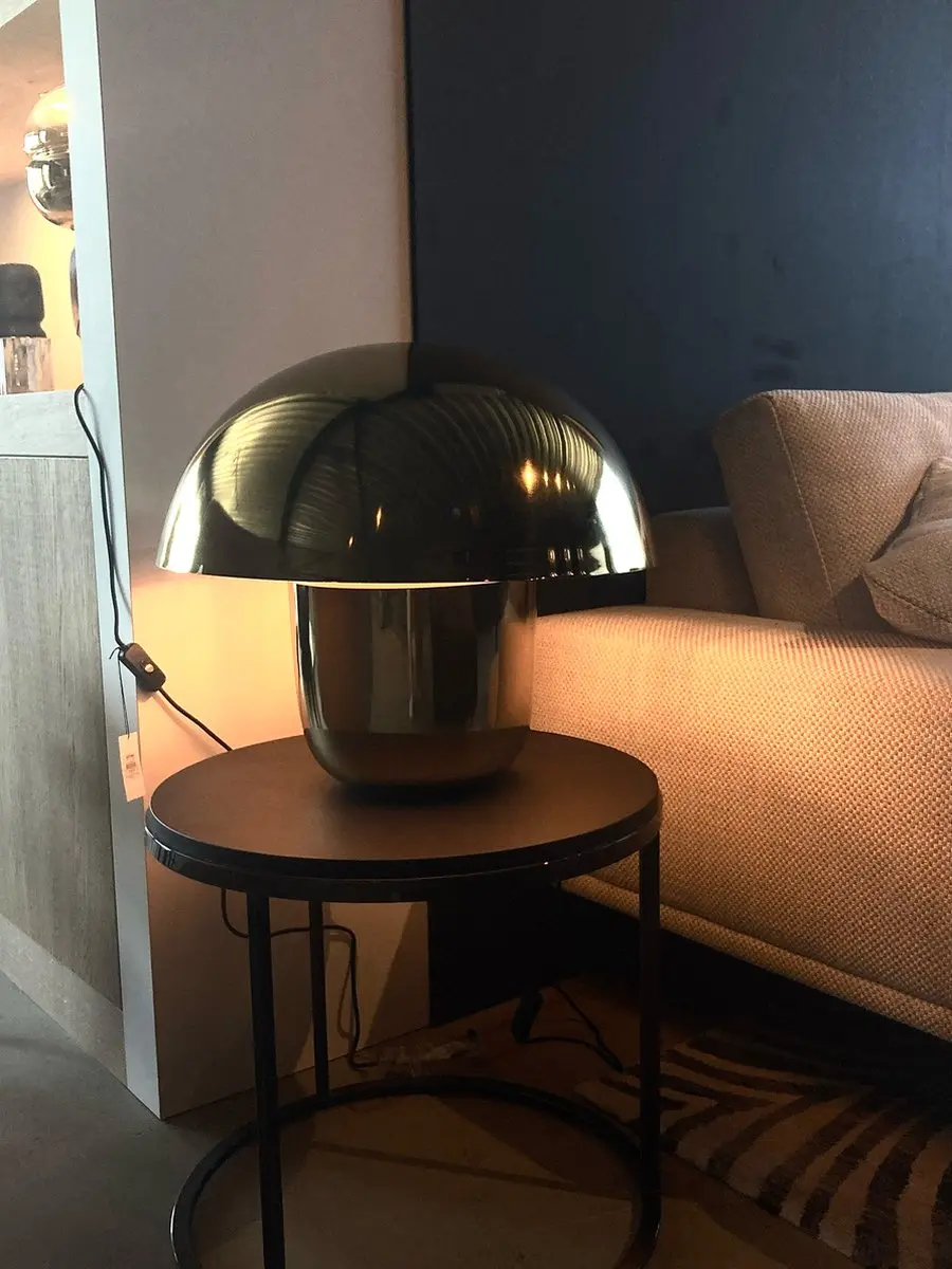 Kare Tafellamp Mushroom - Goud