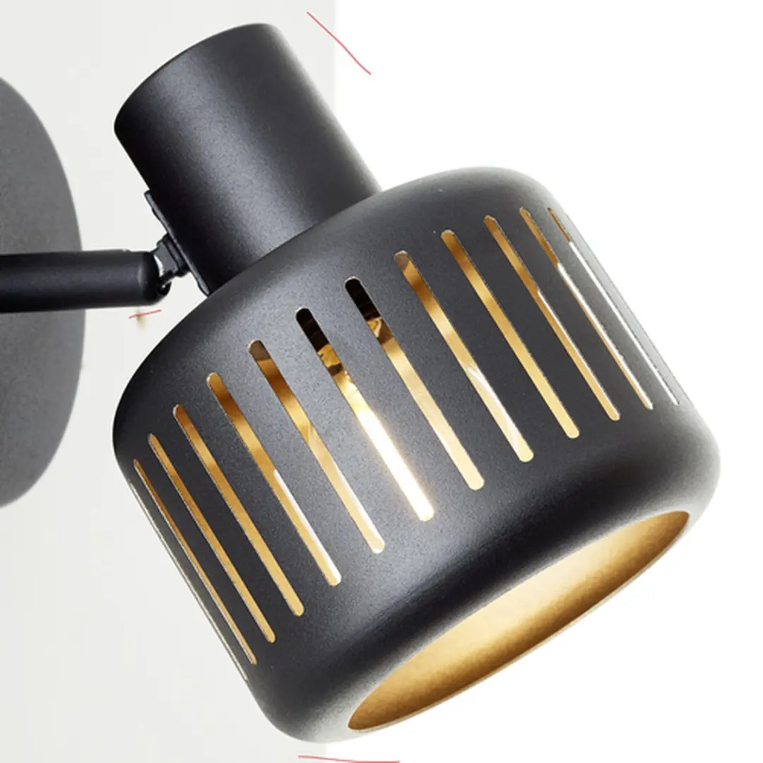 Brilliant Tyas Plafondspot E14 28W - Zwart/Goud