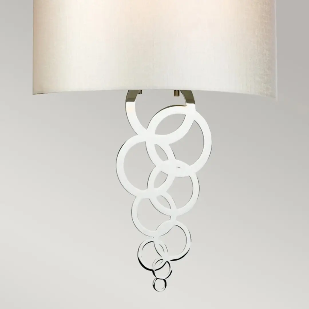 Elstead Curtis LED Wandlamp 2x E27 60W - Polished Chrome
