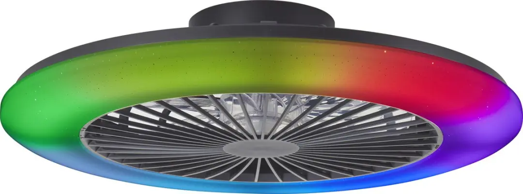 Brilliant Salerno G60021/06 Plafondventilator met LED - Zwart - afbeelding 6 van 6