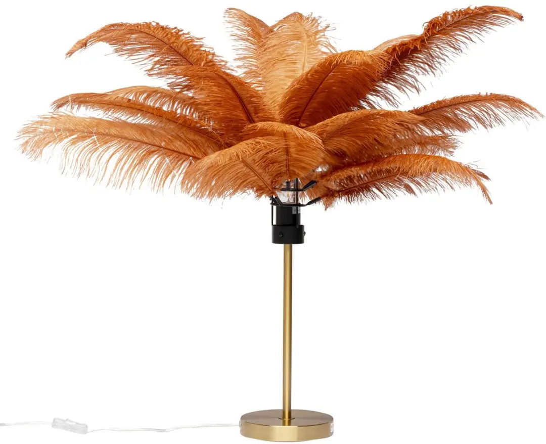 Kare Feather Palm Tafellamp