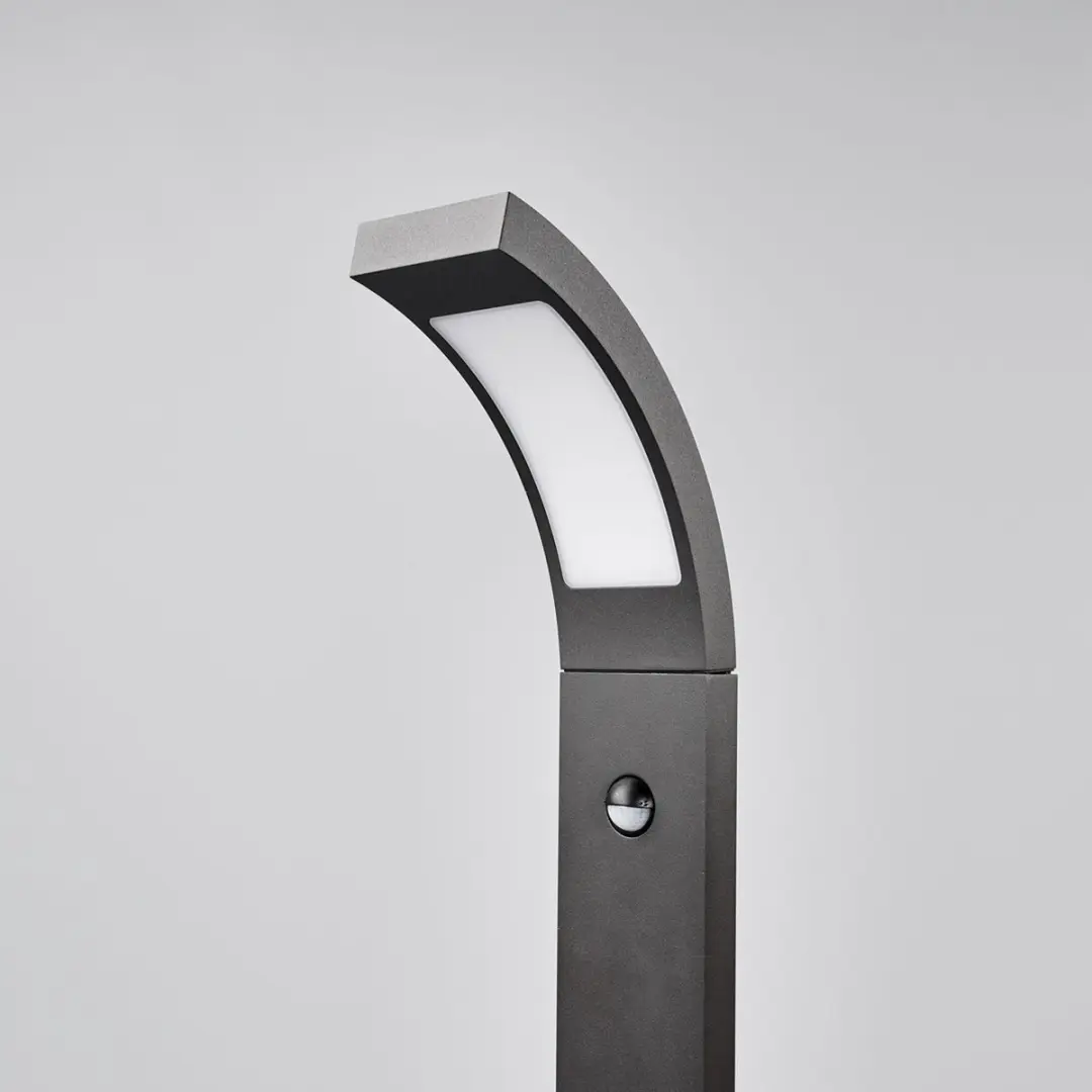 Lucande Padverlichting Zuillamp 5.5W - Grafietgrijs/Opaalwit