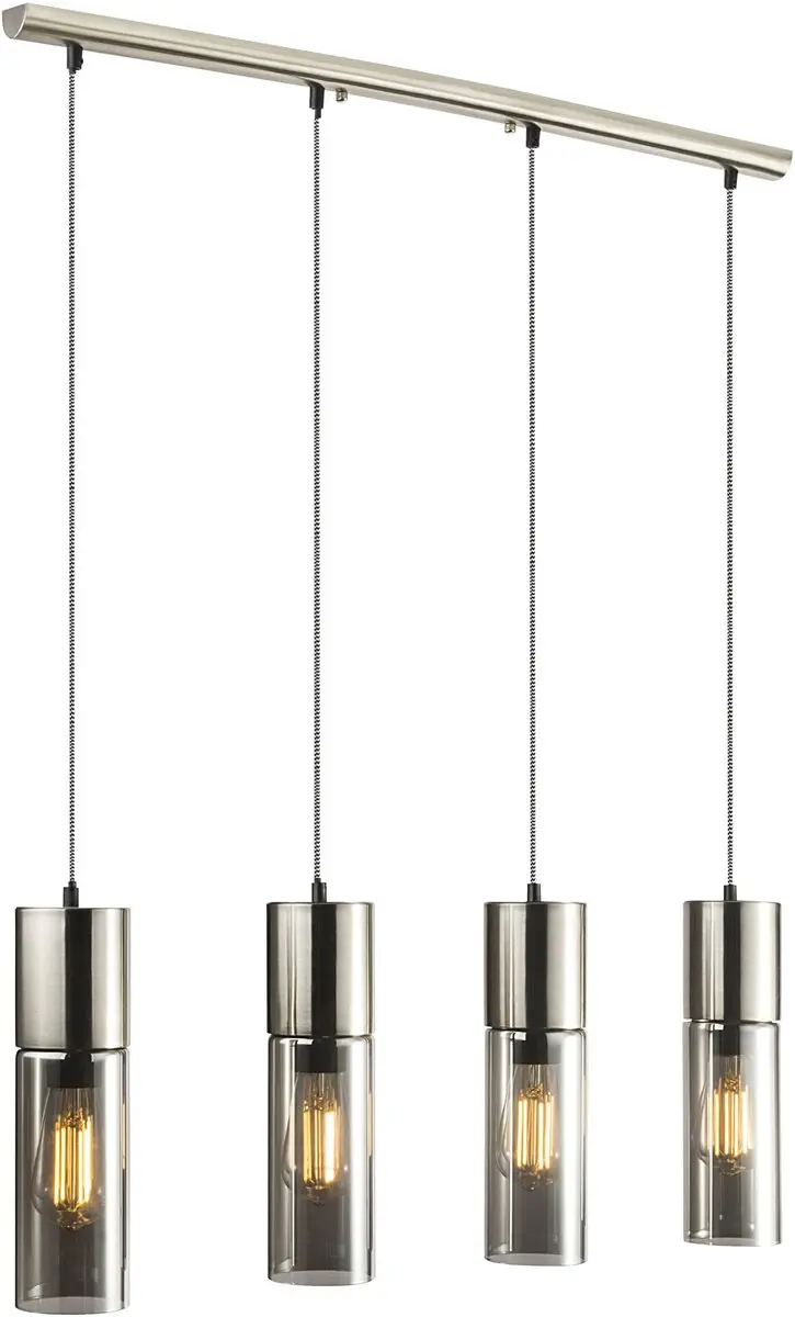 Globo Annika Hanglamp - Nikkel - E27