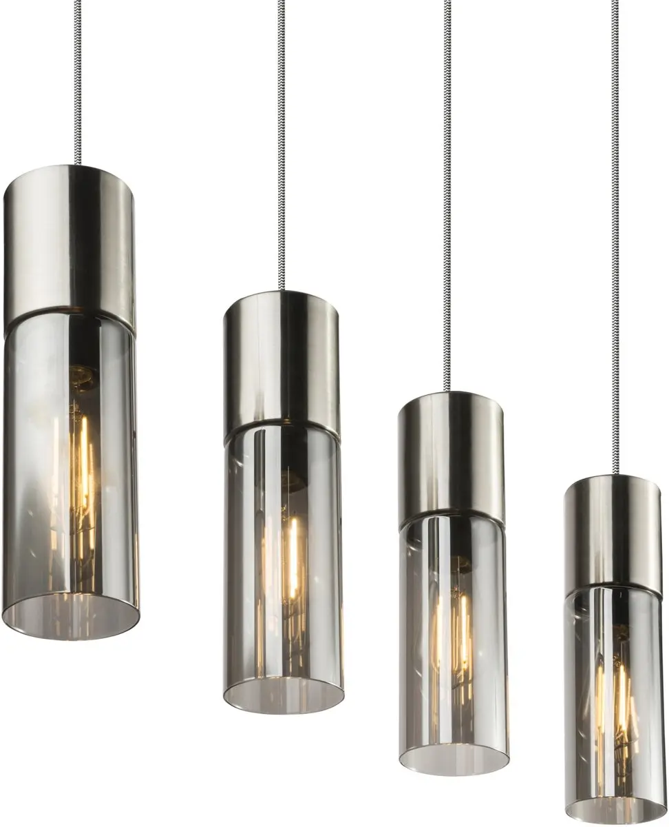 Globo Annika Hanglamp - Nikkel - E27 - afbeelding 6 van 6