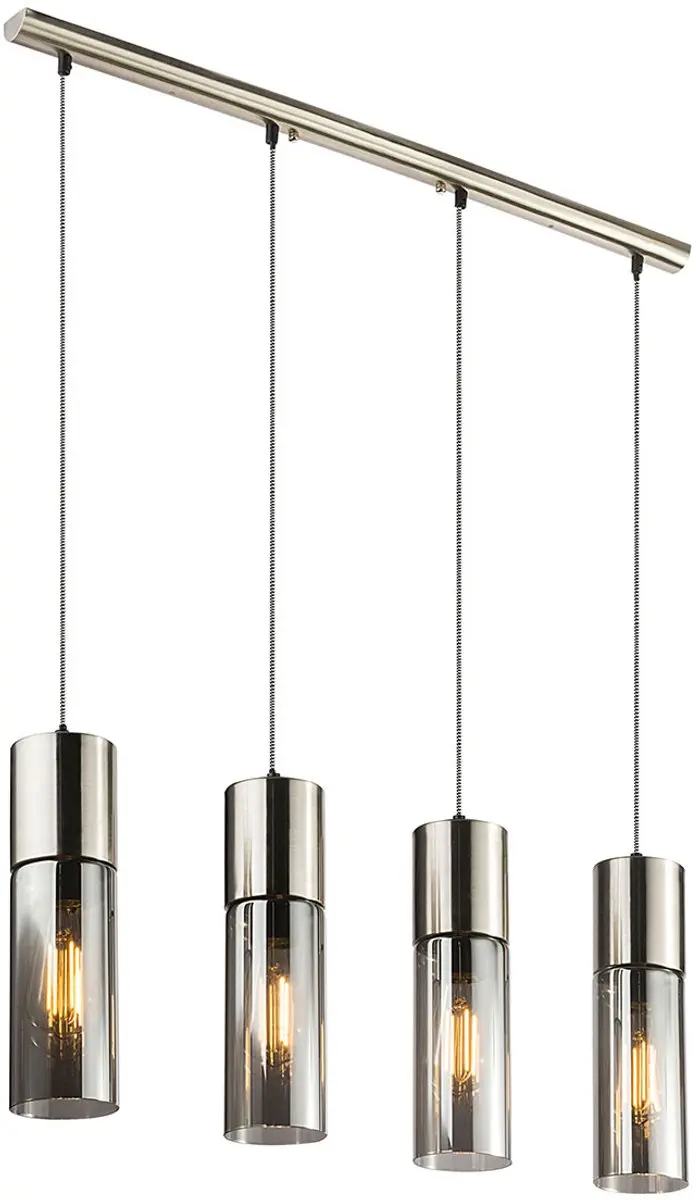 Globo Annika Hanglamp - Nikkel - E27