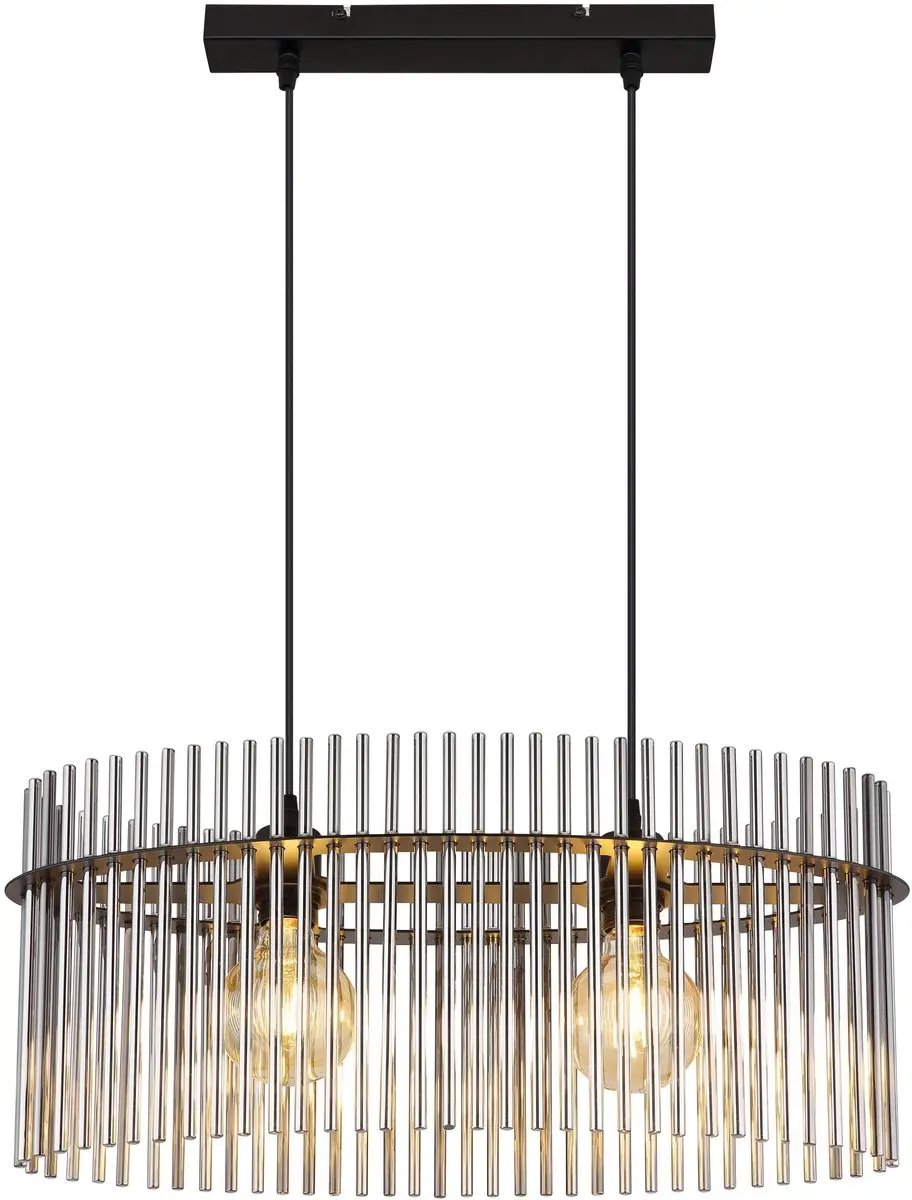 Globo Gorley Hanglamp - 2 Lichtpunten - Zwart