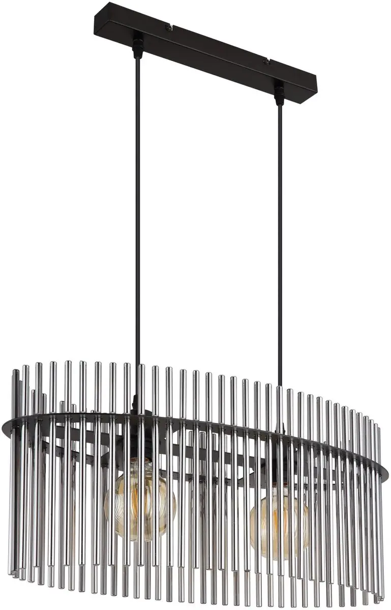 Globo Gorley Hanglamp - 2 Lichtpunten - Zwart