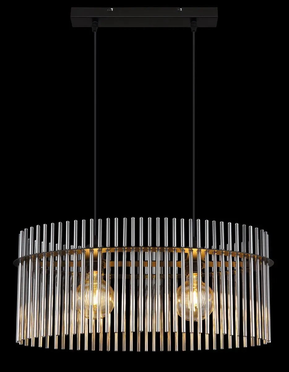 Globo Gorley Hanglamp - 2 Lichtpunten - Zwart