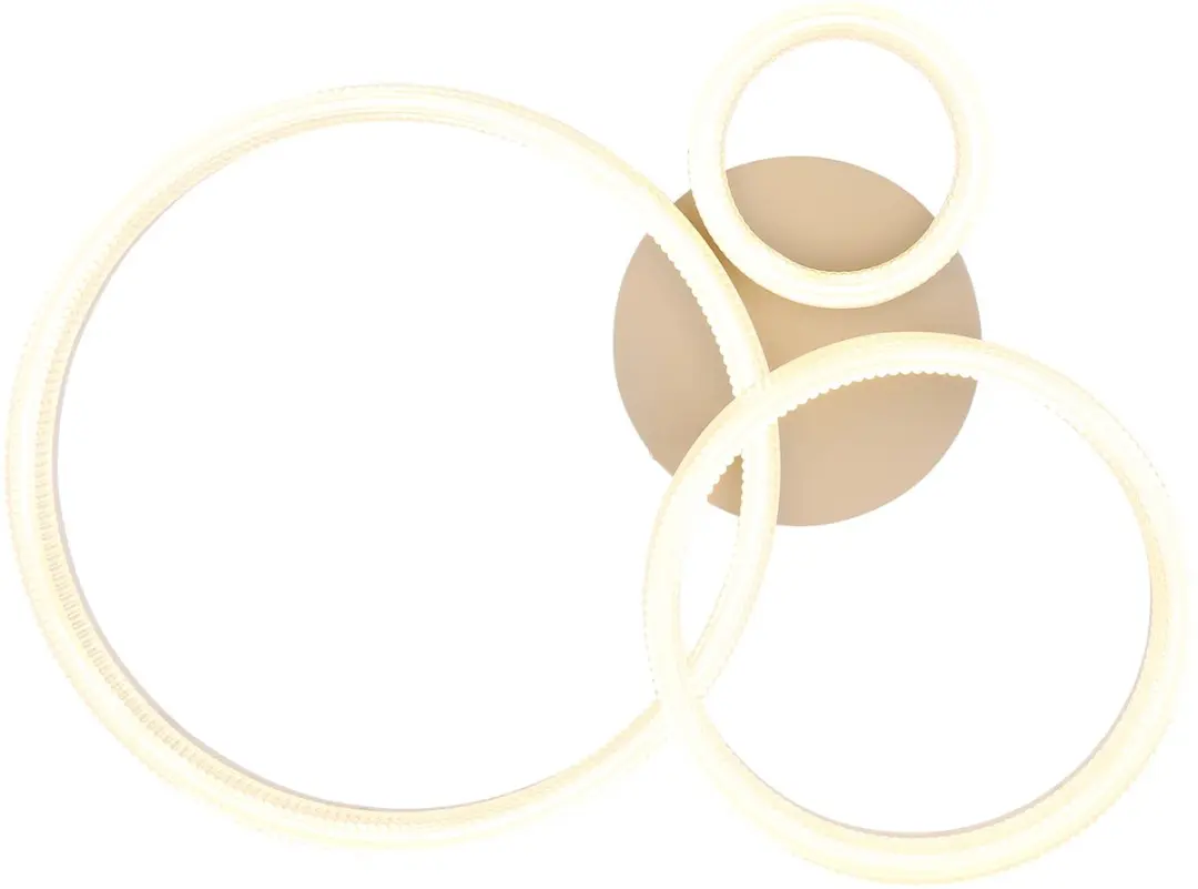 Globo LED Plafondlamp Ringen Zandkleurig 24W 2000Lm