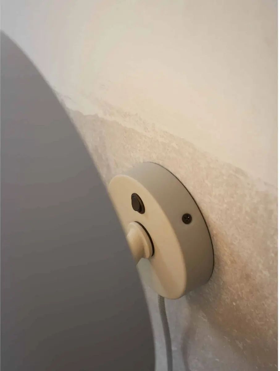 it's about RoMi Wandlamp Porto - Grijs Ø25cm