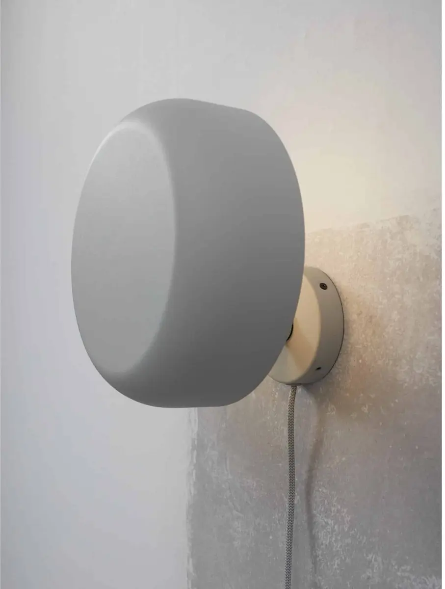 it's about RoMi Wandlamp Porto - Grijs Ø25cm