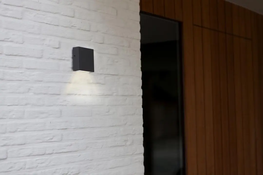 Lutec Gemini XF Wandlamp Buiten LED 750 Lumen - Donkergrijs