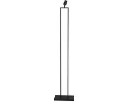Steinhauer Stang 3845ZW Vloerlamp - Zwart/Natuurlijk Bamboe 50cm