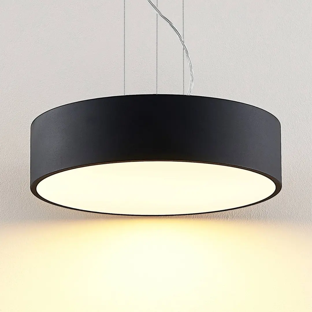 ARCCHIO Hanglamp Metaal Acryl 1 Licht - Zwart/Wit
