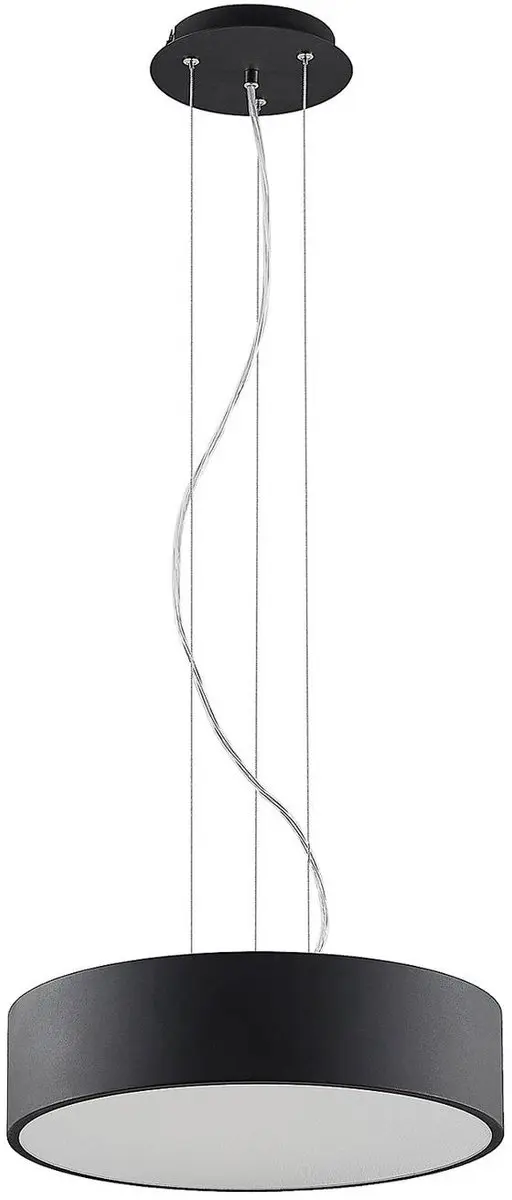 ARCCHIO Hanglamp Metaal Acryl 1 Licht - Zwart/Wit