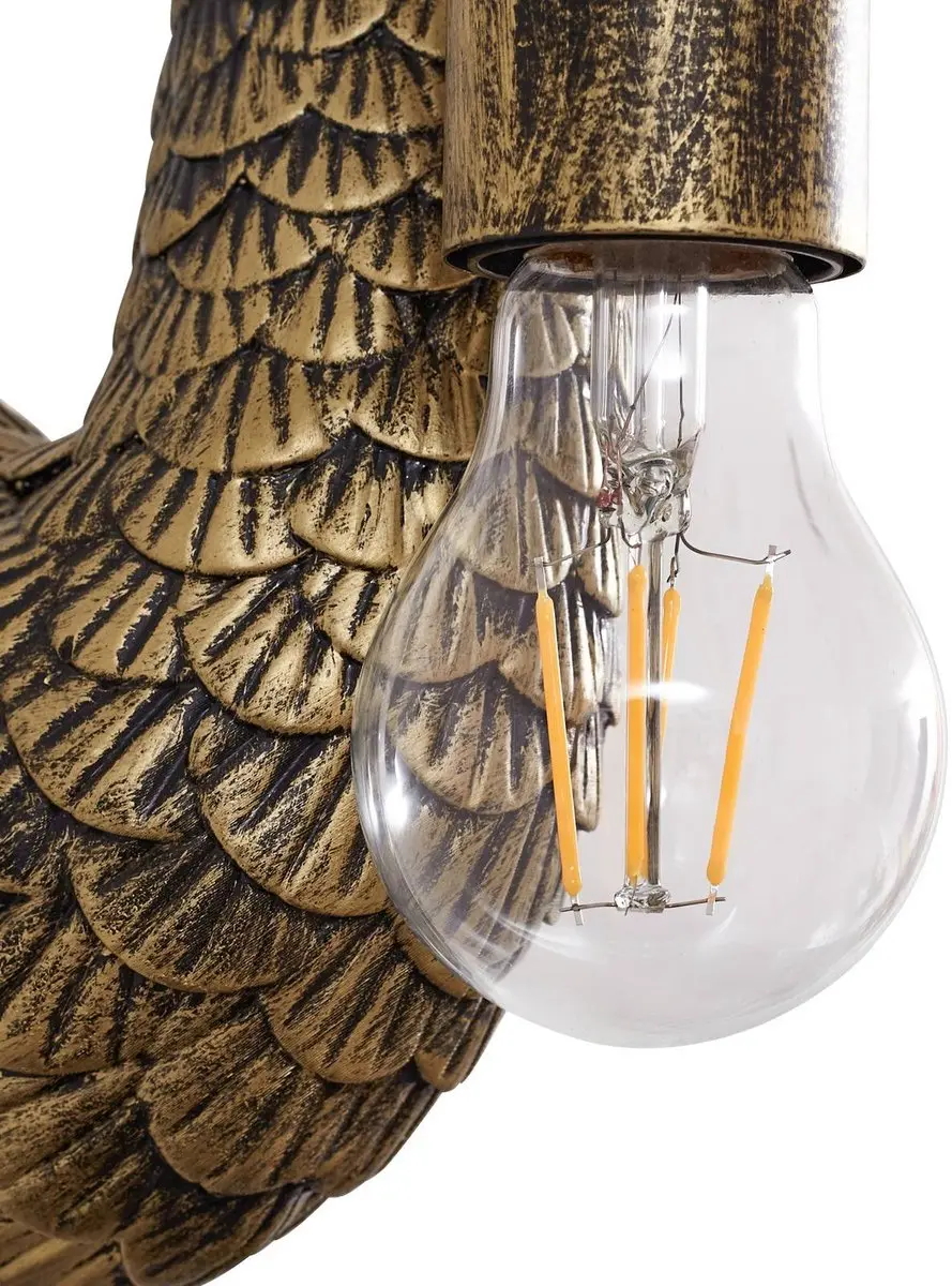 Lindby Wandlamp 1 Licht E27 - Messing