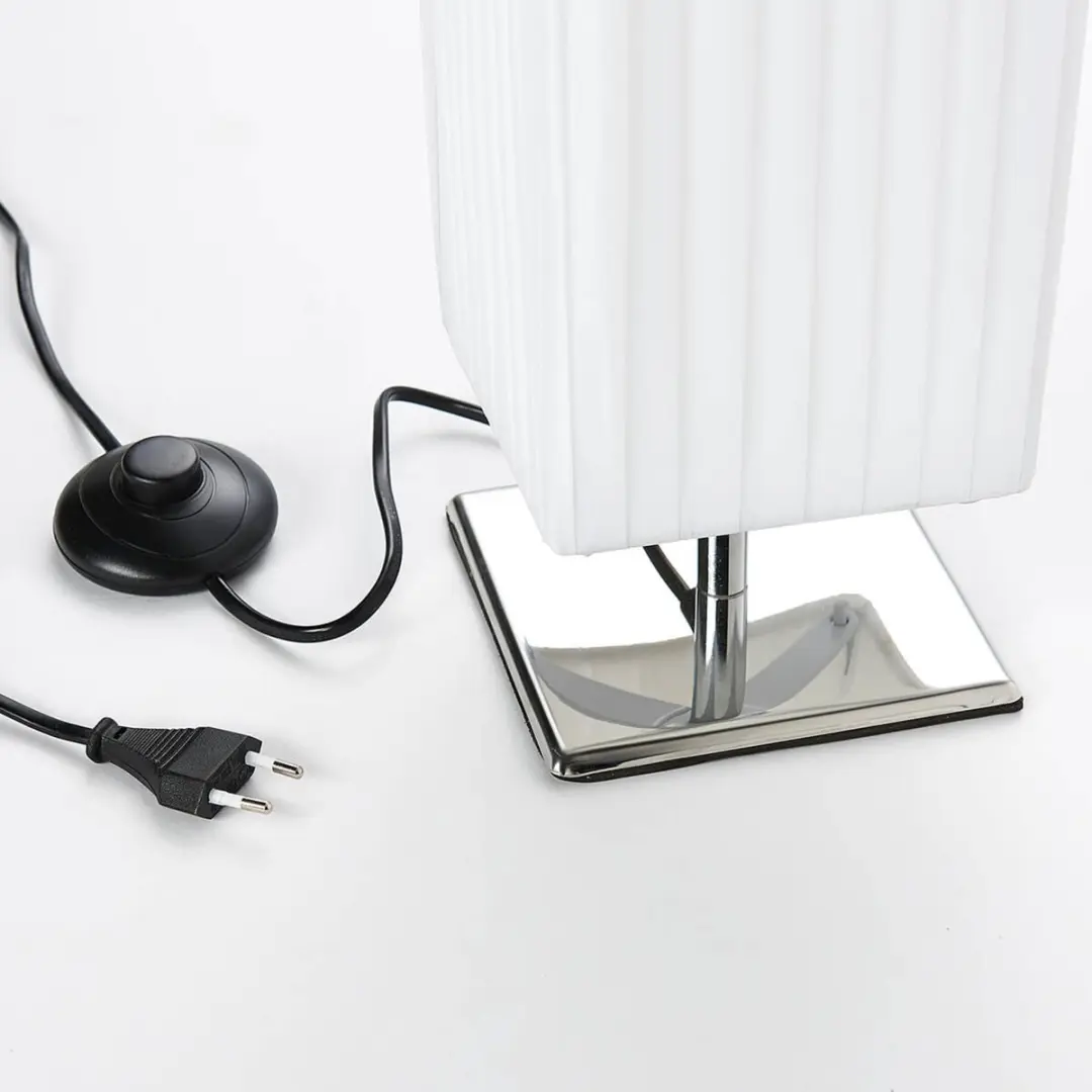 Lindby Vloerlamp 2-lichts - 120cm - Wit/Chroom