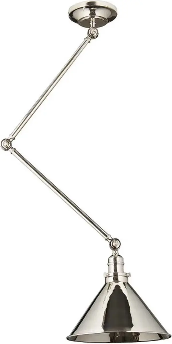 Elstead Provence LED Hanglamp - Dimbaar - Polished Nickel