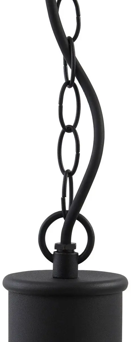 Lindby Hanglamp Buiten 1 Licht E27 - 31 cm - Zwart