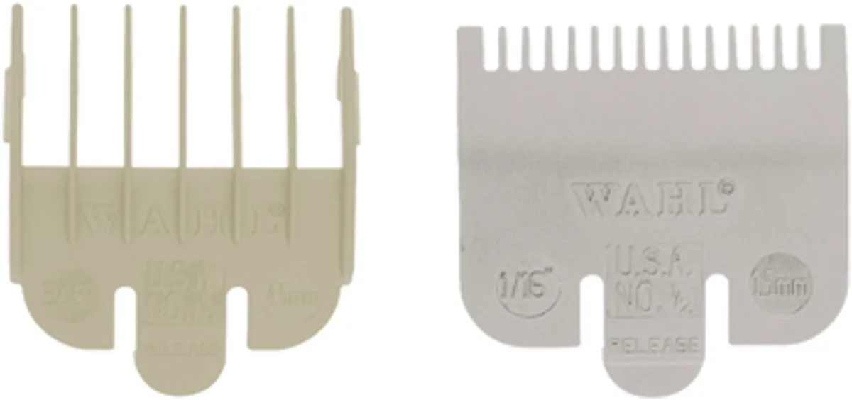 Wahl Opzetkam Type 1 Set 2 Stuks - Nr. 1,5 en 4,5 - Zwart
