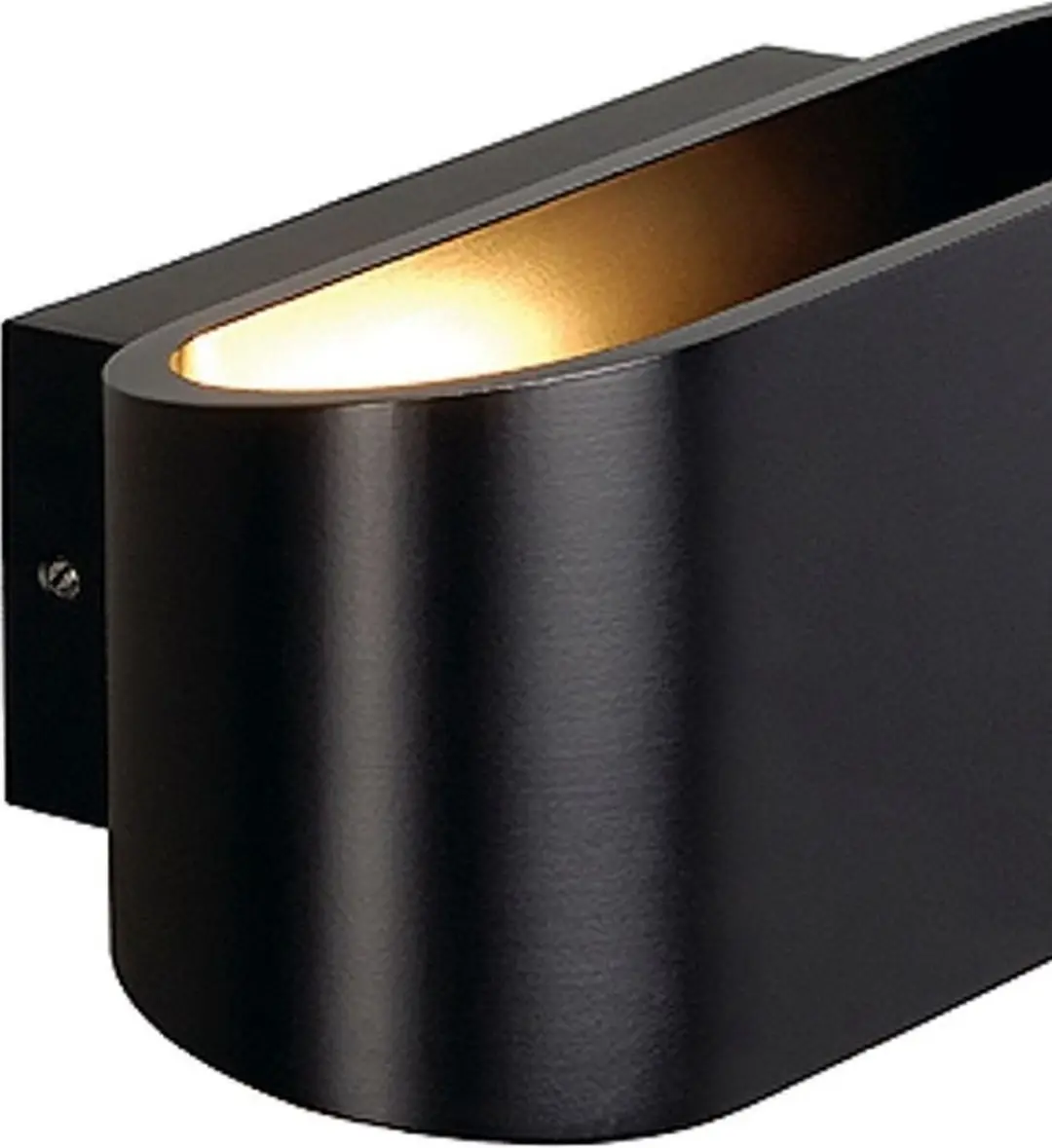 SLV Wandlicht Ovaal 151450 - 1x100W R7S - Zwart