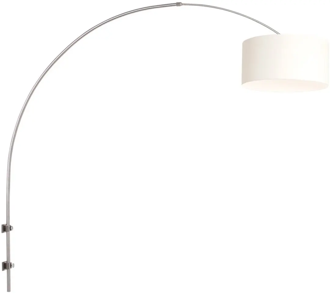 Steinhauer Sparkled Light 8144ST Wandlamp - 145cm - Wit/Zilver