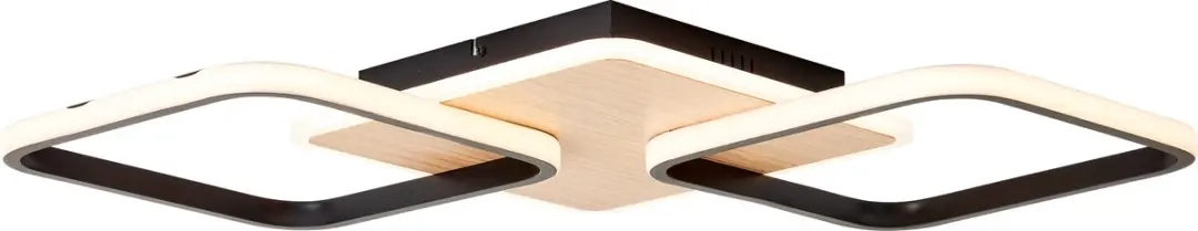 Brilliant Dennet Plafonnière - 1 Lichtpunt - Warm Wit 3000K