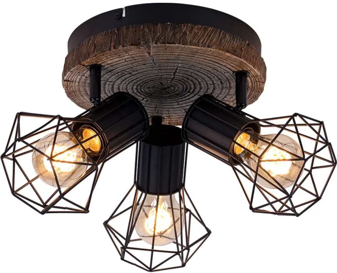 Globo Priska Opbouwspots 3x E27 78cm