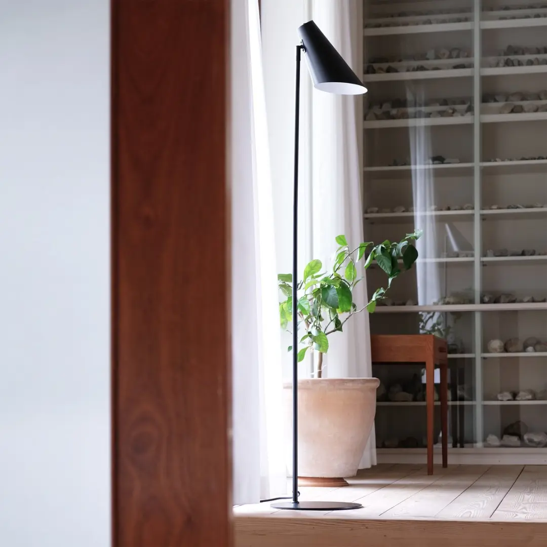 Dyberg Larsen Cale Vloerlamp 35W - Zwart