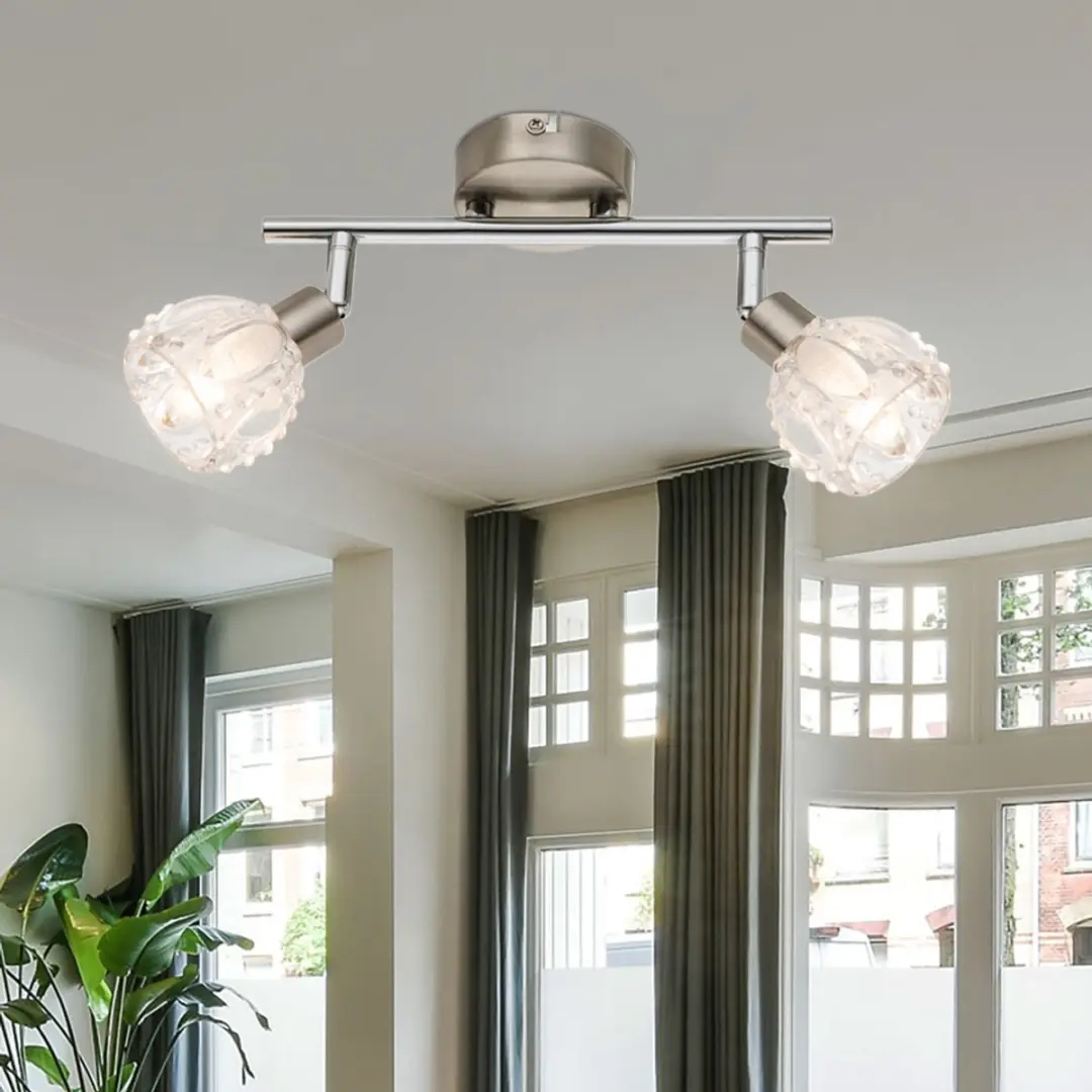 Globo 56180-2 LED Plafondlamp Kristal - 3W - Zilver