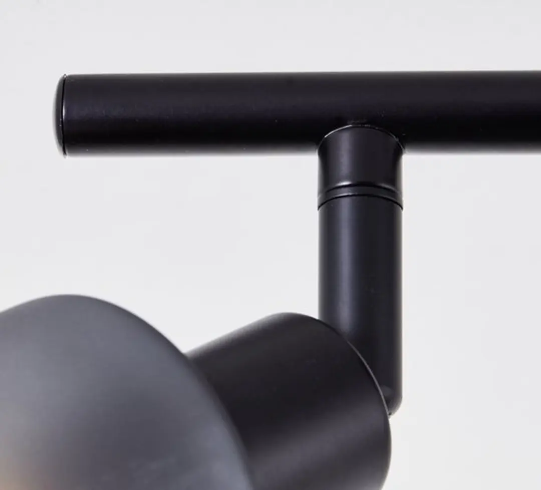 Brilliant Loralie Plafondspot 2 Stuks - Grijs/Zwart