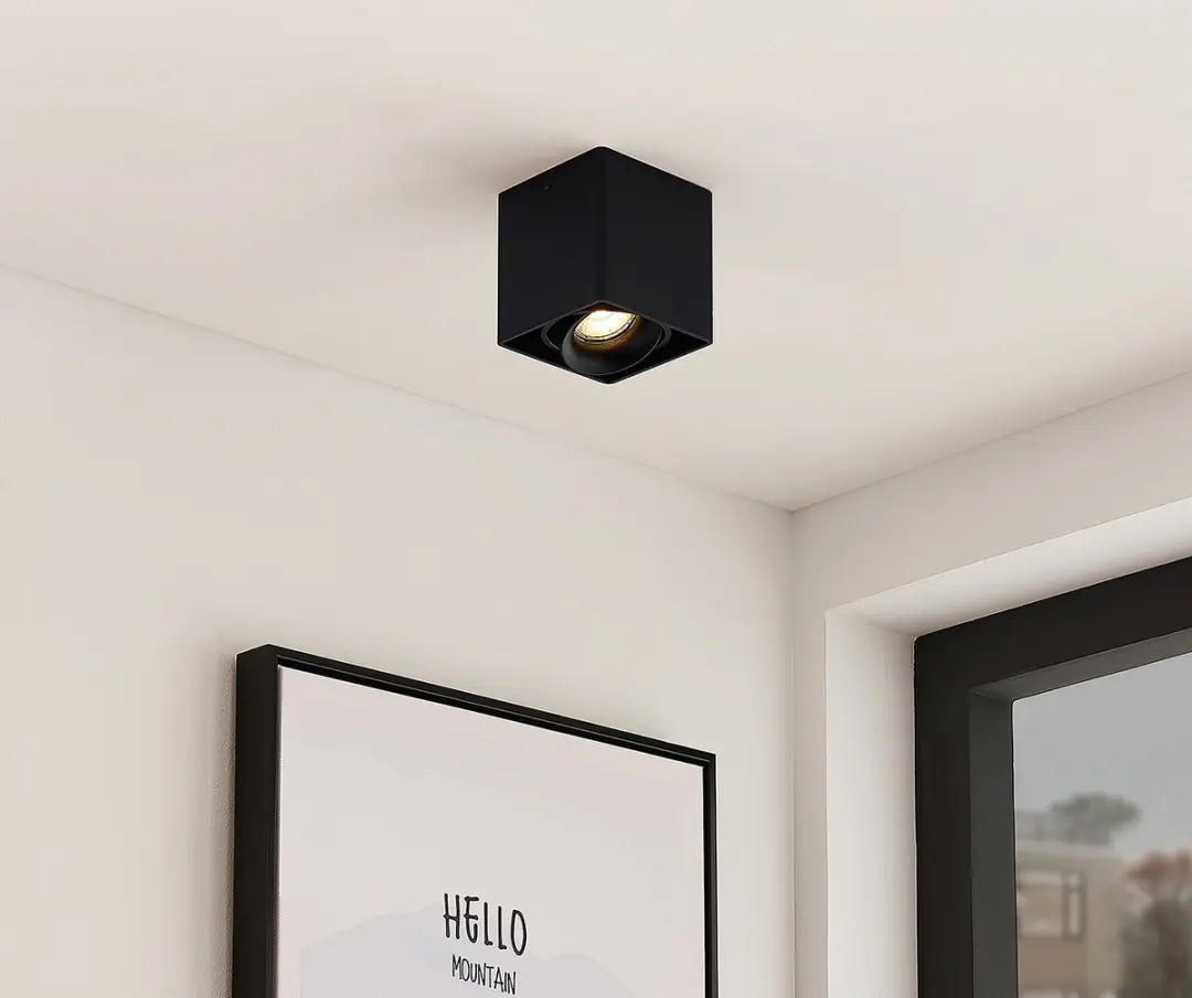 ARCCHIO Plafondlamp 1 Licht GU10 - Zwart