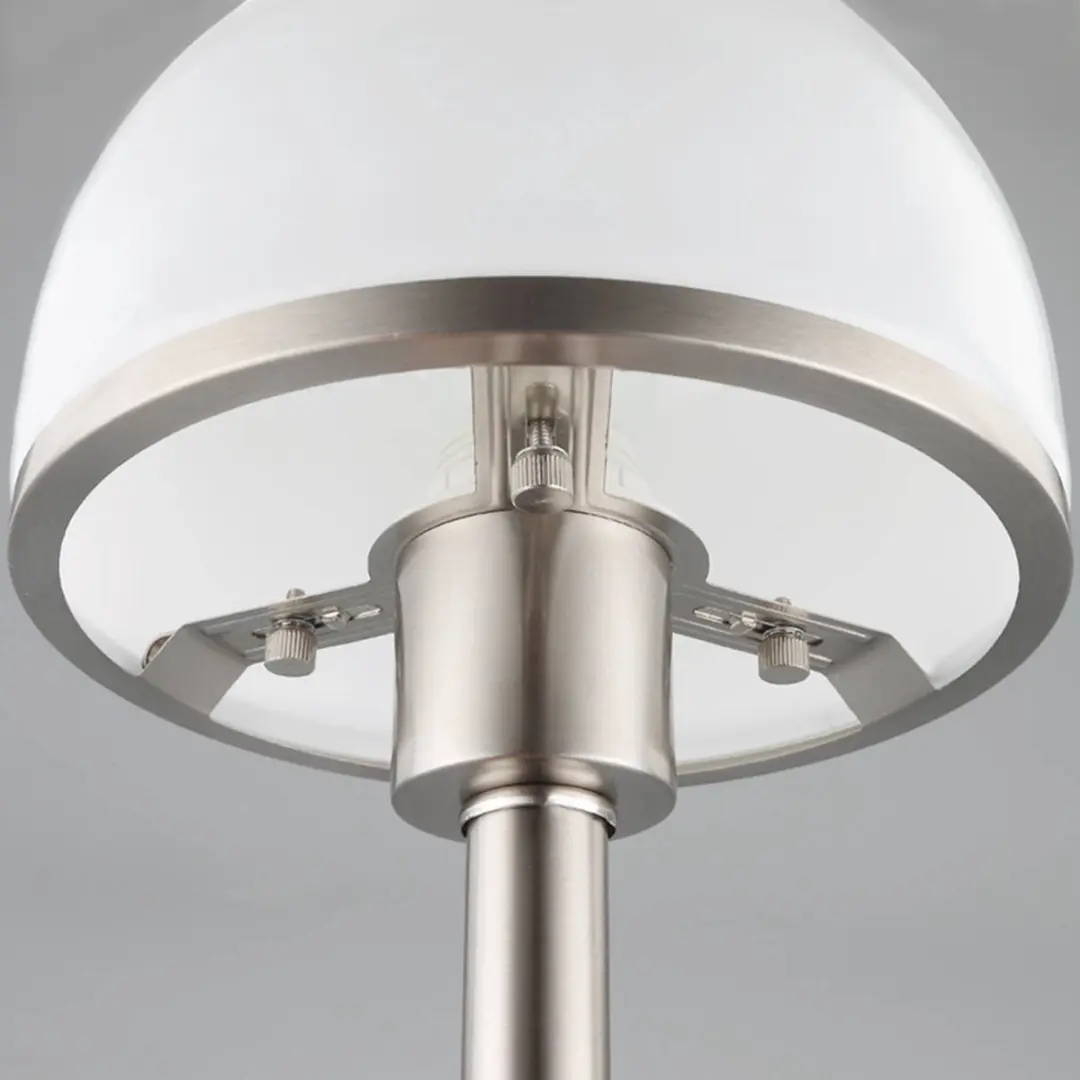 Lindby Tafellamp 1 Licht Metaal Glas 39cm E27 Wit